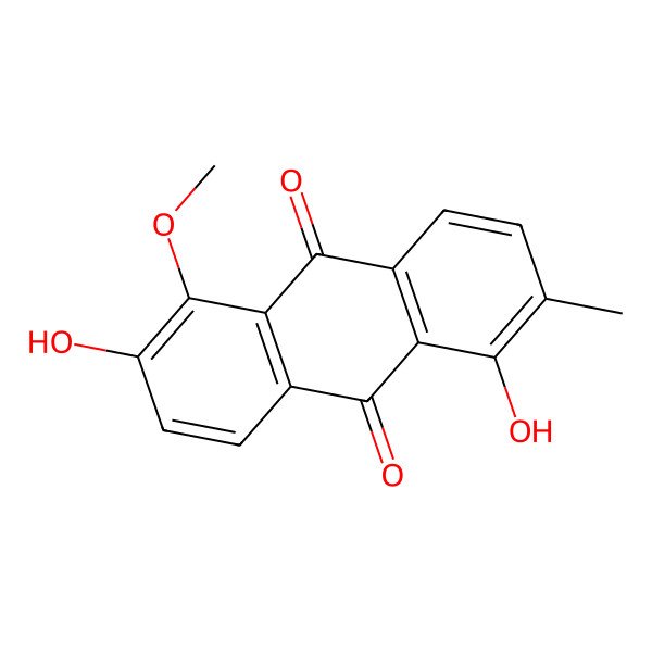 2D Structure of 1,6-Dihydroxy-5-methoxy-2-methylanthracene-9,10-dione 2D Structure of 1,6-Dihydroxy-5-methoxy-2-methylanthracene-9,10-dione