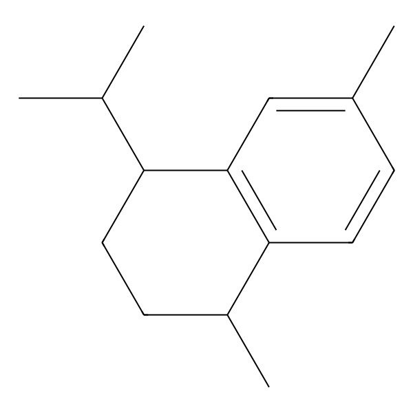 2D Structure of 1,6-Dimethyl-4-isopropyltetralin 2D Structure of 1,6-Dimethyl-4-isopropyltetralin