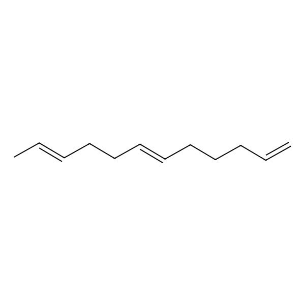 2D Structure of 1,6,10-Dodecatriene 2D Structure of 1,6,10-Dodecatriene
