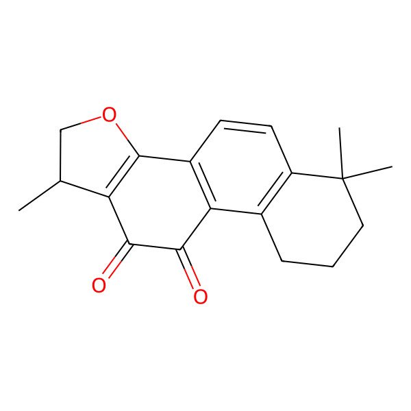 2D Structure of 1,6,6-Trimethyl-1,2,6,7,8,9-hexahydrophenanthro[1,2-b]furan-10,11-dione