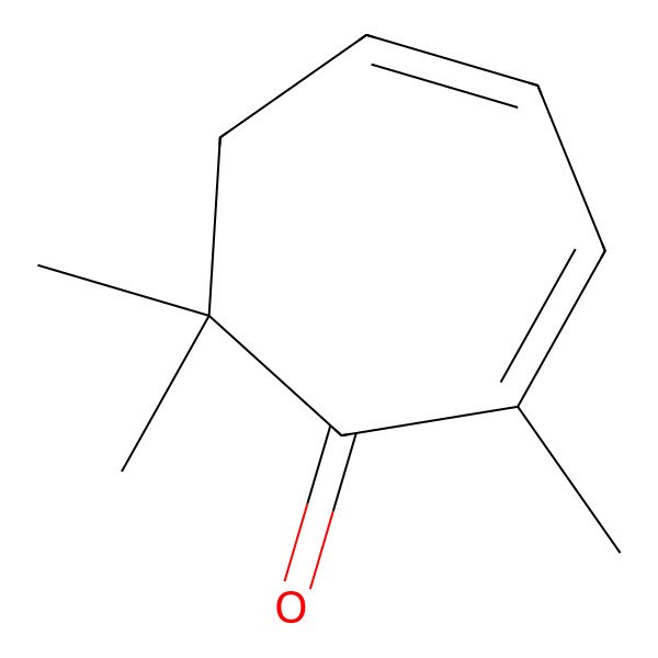 2D Structure of 2,7,7-Trimethylcyclohepta-2,4-dienone 2D Structure of 2,7,7-Trimethylcyclohepta-2,4-dienone