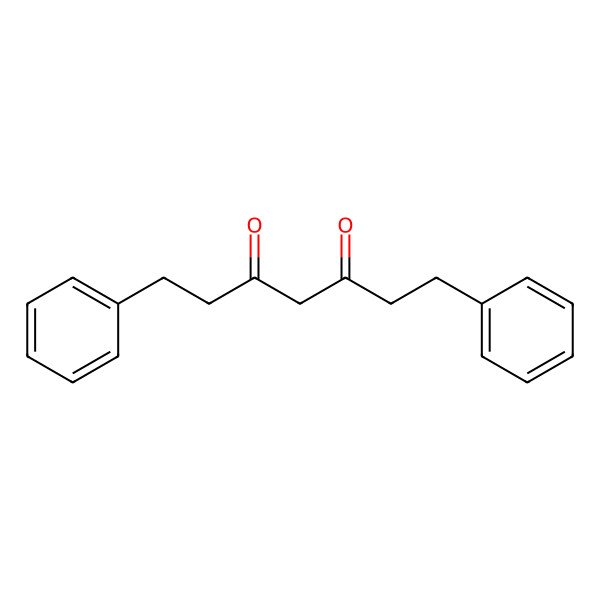 2D Structure of 1,7-Diphenyl-3,5-heptanedione