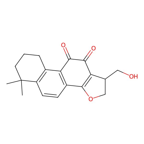 2D Structure of 17-Hydroxycryptotanshinone 2D Structure of 17-Hydroxycryptotanshinone