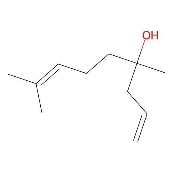 2D Structure of 1,7-Nonadien-4-ol, 4,8-dimethyl- 2D Structure of 1,7-Nonadien-4-ol, 4,8-dimethyl-