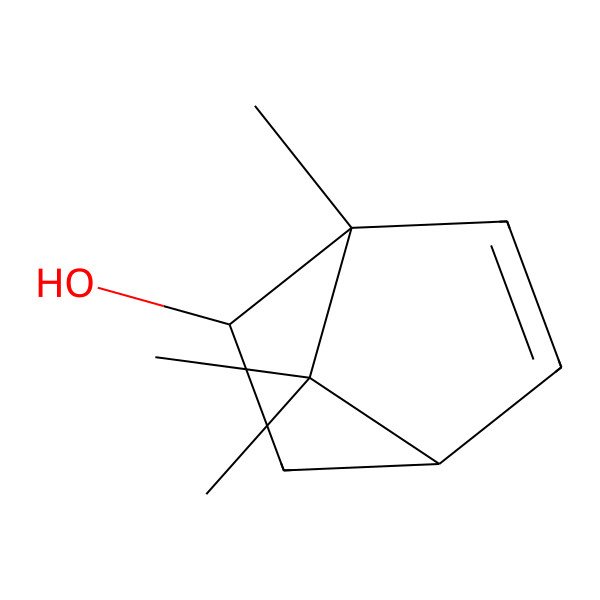 2D Structure of Bicyclo(2.2.1)hept-5-en-2-ol, 1,7,7-trimethyl-