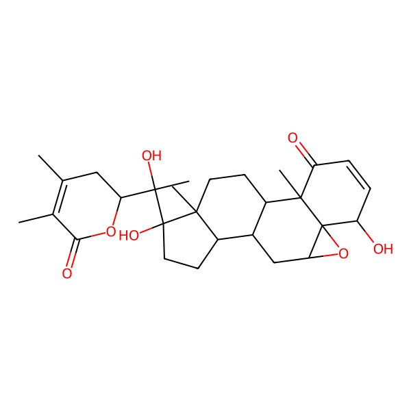 2D Structure of 17alpha-hydroxywithanolide D 2D Structure of 17alpha-hydroxywithanolide D