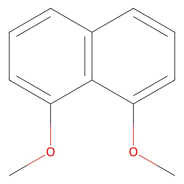 2D Structure of 1,8-Dimethoxynaphthalene