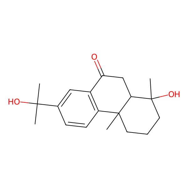 2D Structure of 18-Nor-4,15-dihydroxyabieta-8,11,13-trien-7-one 2D Structure of 18-Nor-4,15-dihydroxyabieta-8,11,13-trien-7-one