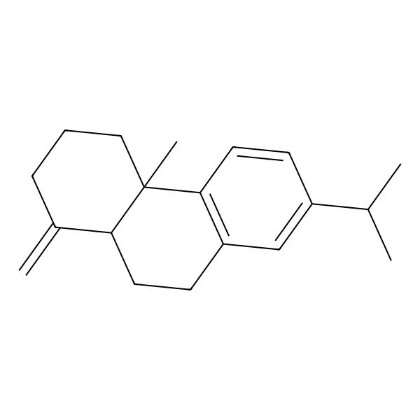 2D Structure of (4aS,10aS)-1,2,3,4,4a,9,10,10a-Octahydro-4a-methyl-1-methylene-7-(1-methylethyl)phenanthrene