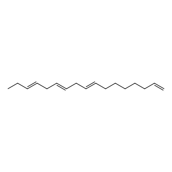 2D Structure of 1,8,11,14-Heptadecatetraene, (Z,Z,Z)-