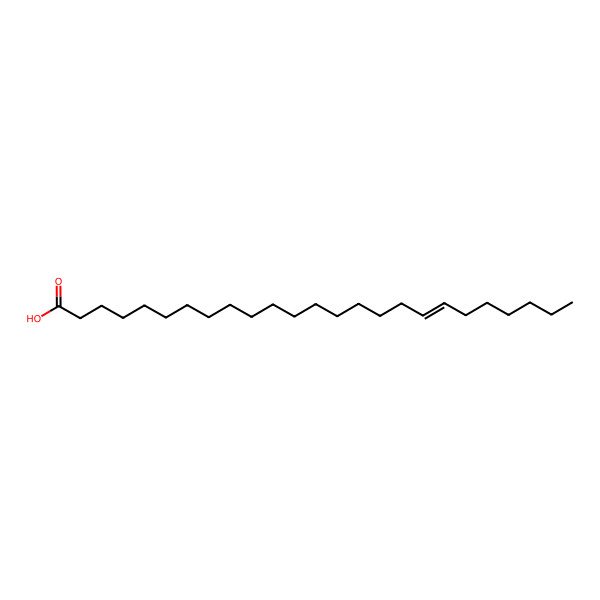 2D Structure of 18Z-pentacosenoic acid