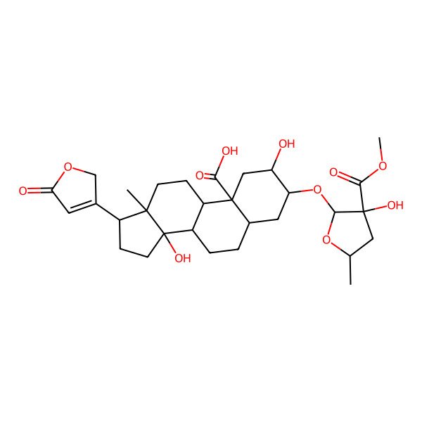 2D Structure of 19-Carboxylcalactinic acid methyl ester