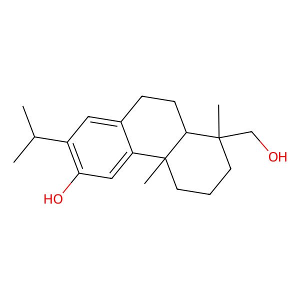 2D Structure of 19-Hydroxyferruginol