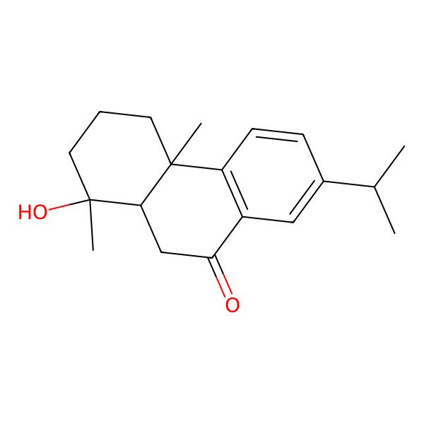 2D Structure of 19-Nor-4-hydroxyabieta-8,11,13-trien-7-one