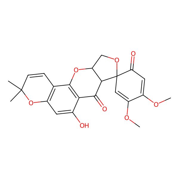 2D Structure of 1aR,6aS,12aR-11-Hydroxyamorphispironone 2D Structure of 1aR,6aS,12aR-11-Hydroxyamorphispironone