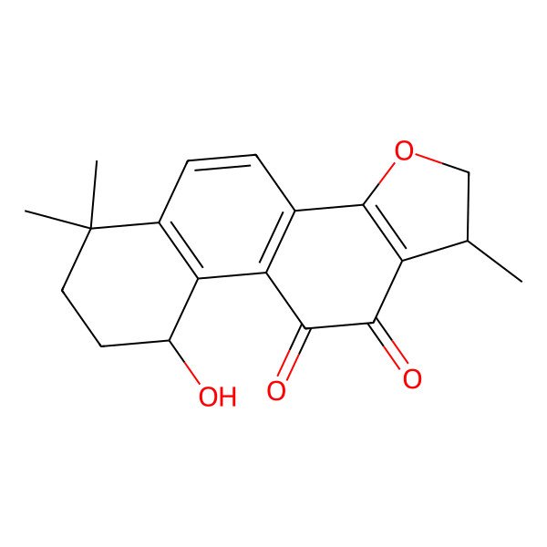2D Structure of 1Beta-Hydroxycryptotanshinone