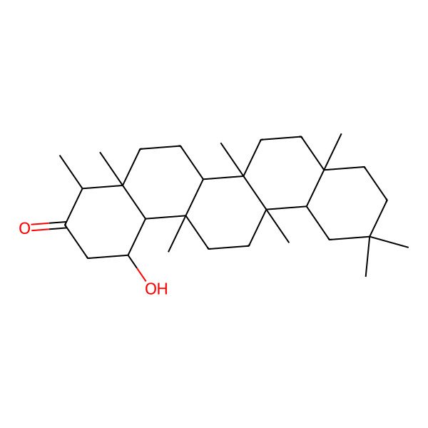 2D Structure of 1Beta-Hydroxyfriedelin 2D Structure of 1Beta-Hydroxyfriedelin