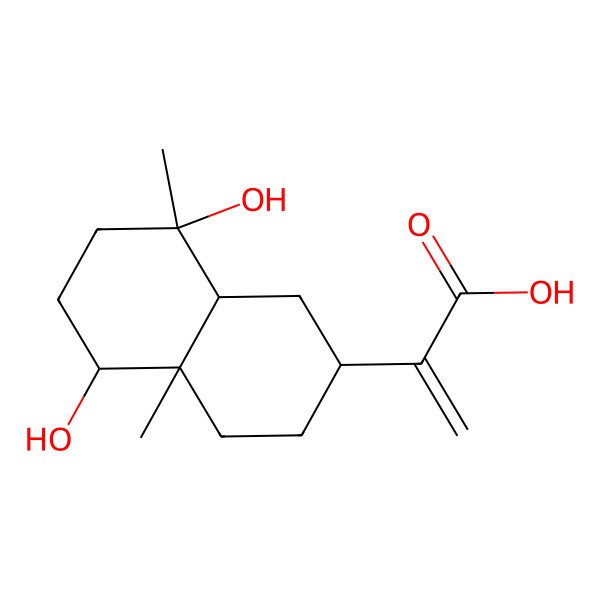 2D Structure of 1Beta-Hydroxylilicic Acid 2D Structure of 1Beta-Hydroxylilicic Acid