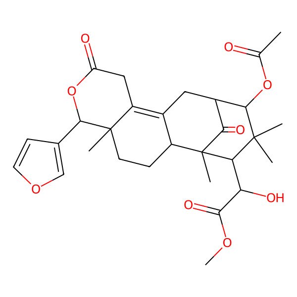 2D Structure of Swietenolide-3-acetate