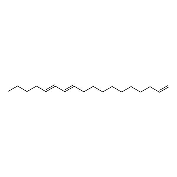 2D Structure of 1,E-11,Z-13-Octadecatriene