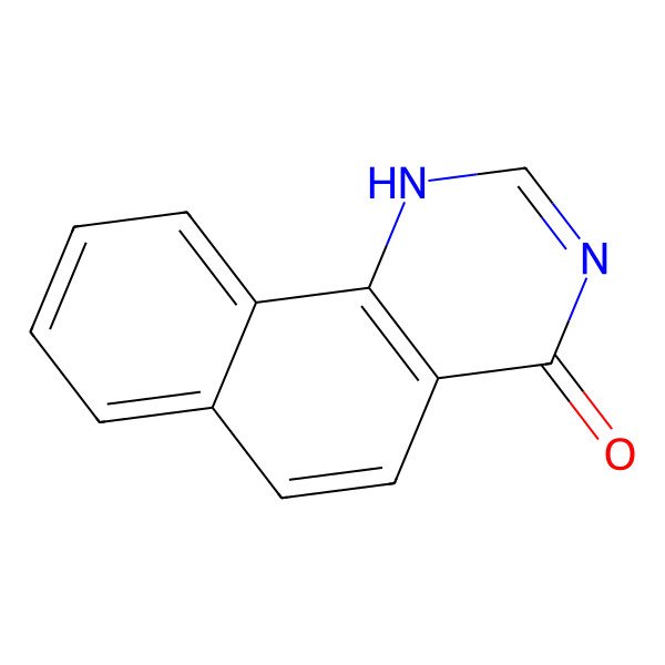 2D Structure of 1H-benzo[h]quinazolin-4-one