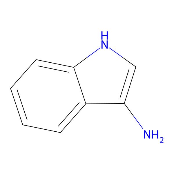 2D Structure of 1H-indol-3-amine