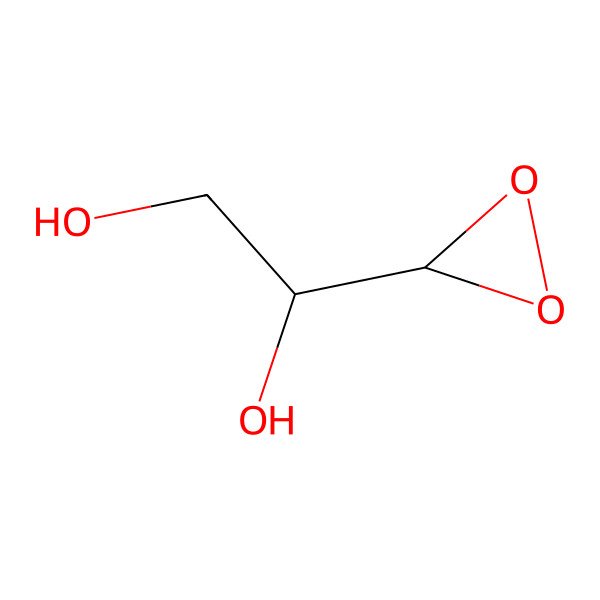 2D Structure of (1R)-1-(dioxiran-3-yl)ethane-1,2-diol