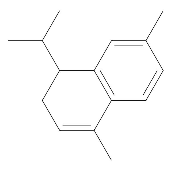 2D Structure of (1R)-4,7-Dimethyl-1-(propan-2-yl)-1,2-dihydronaphthalene