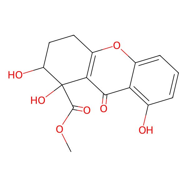 2D Structure of 3,4-dihydroglobosuxanthone A