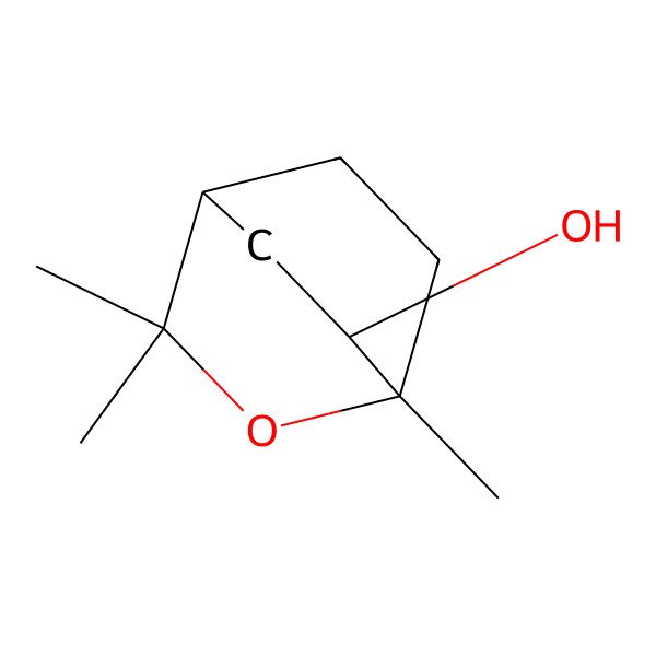 2D Structure of (1R,6R)-1,3,3-trimethyl-2-oxabicyclo[2.2.2]octan-6-ol