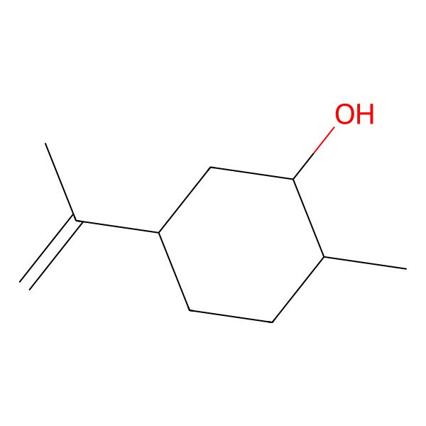2D Structure of (1R,2R)-2-methyl-5-prop-1-en-2-ylcyclohexan-1-ol