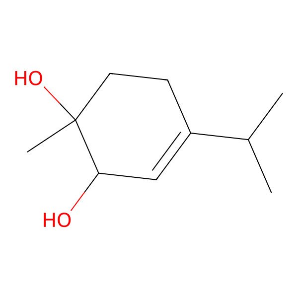 2D Structure of (1r,2r)-p-Menth-3-en-1,2-diol