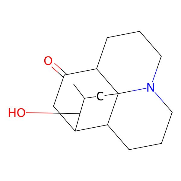2D Structure of (1R,2R,10S,13R,14R,15S)-14-hydroxy-15-methyl-6-azatetracyclo[8.6.0.01,6.02,13]hexadecan-11-one