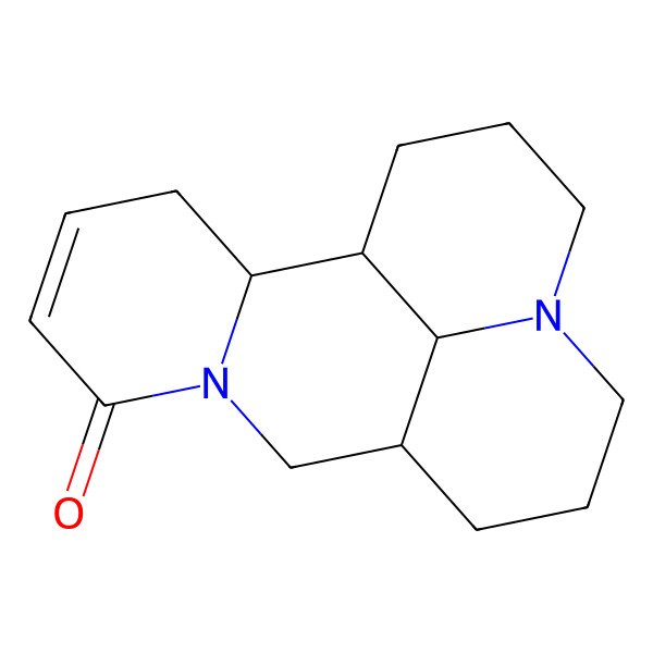 2D Structure of (1R,2R,9R,17S)-7,13-Diazatetracyclo[7.7.1.02,7.013,17]heptadec-4-en-6-one