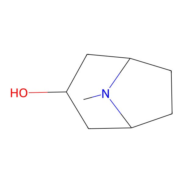 2D Structure of Tropine