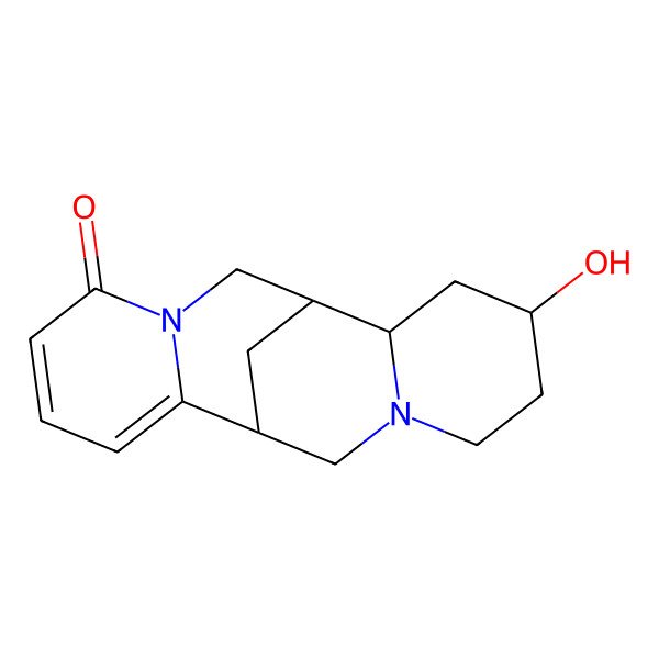 2D Structure of (1R,9R,10R,12R)-12-hydroxy-7,15-diazatetracyclo[7.7.1.02,7.010,15]heptadeca-2,4-dien-6-one