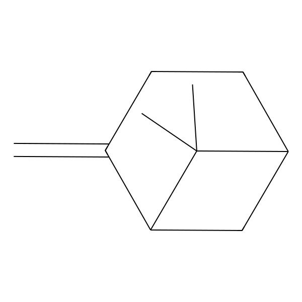 2D Structure of (1S)-6,6-Dimethyl-2-methylenebicyclo[3.1.1]heptane