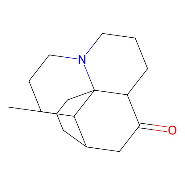 2D Structure of (1S,2R,13R,15S)-15-methyl-6-azatetracyclo[8.6.0.01,6.02,13]hexadecan-11-one
