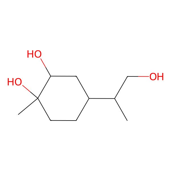 2D Structure of (1S,2S,4R,8R)-p-Menthane-1,2,9-triol