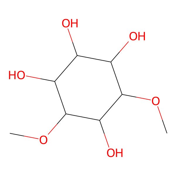 2D Structure of (1S,3S,4R,6S)-4,6-dimethoxycyclohexane-1,2,3,5-tetrol 2D Structure of (1S,3S,4R,6S)-4,6-dimethoxycyclohexane-1,2,3,5-tetrol