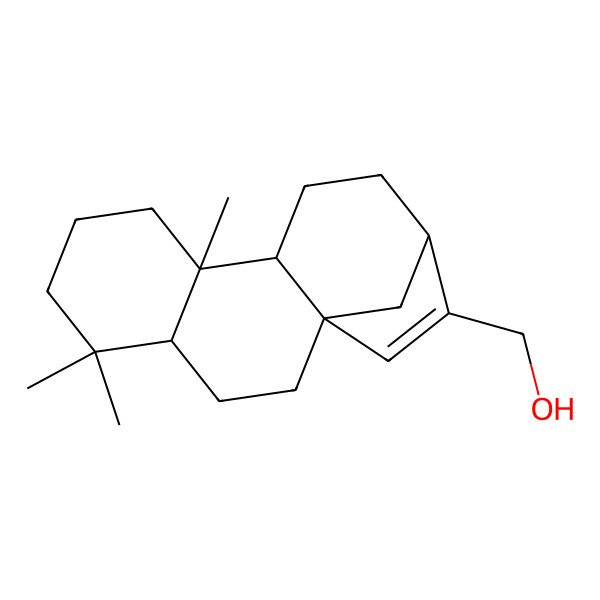 2D Structure of [(1S,4R,9R,10S,13R)-5,5,9-Trimethyl-14-tetracyclo[11.2.1.01,10.04,9]hexadec-14-enyl]methanol