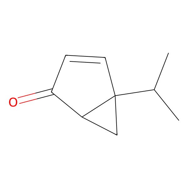 2D Structure of (1S,5R)-5-propan-2-ylbicyclo[3.1.0]hex-3-en-2-one