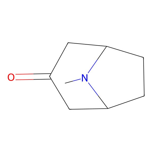 2D Structure of (1S,5R)-8-(trideuteriomethyl)-8-azabicyclo[3.2.1]octan-3-one