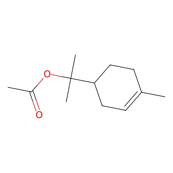 2D Structure of 2-[(1S)-4-methylcyclohex-3-en-1-yl]propan-2-yl acetate