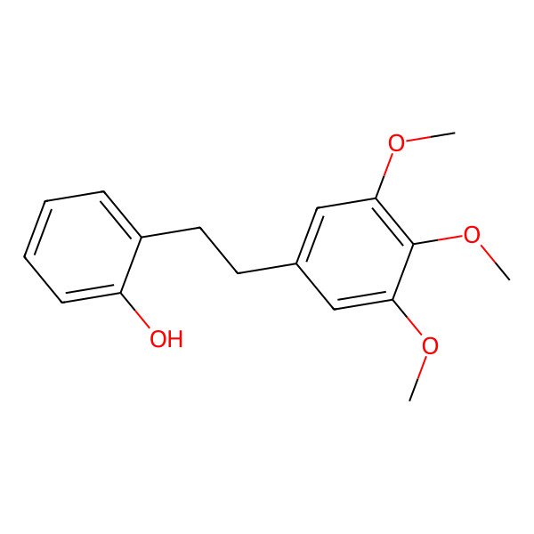 2D Structure of 2-[2-(3,4,5-Trimethoxyphenyl)ethyl]phenol