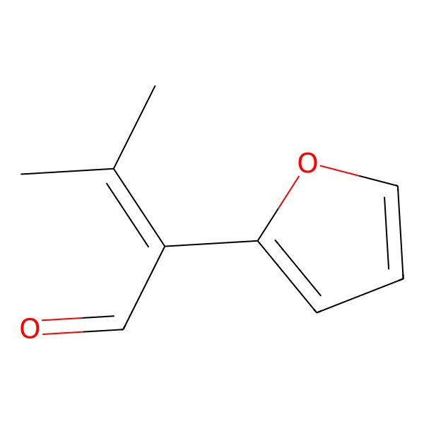 2D Structure of 2-(2-Furanyl)-3-methyl-2-butenal