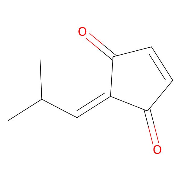 2D Structure of 2-(2-Methylpropylidene)cyclopent-4-ene-1,3-dione 2D Structure of 2-(2-Methylpropylidene)cyclopent-4-ene-1,3-dione