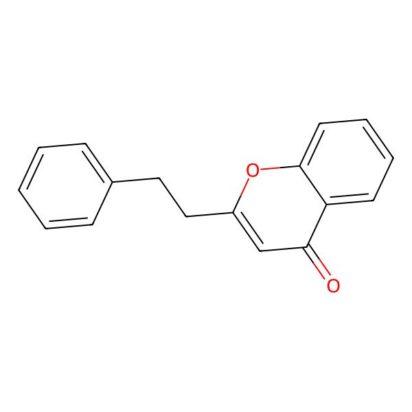 2D Structure of 2-(2-Phenylethyl)chromone