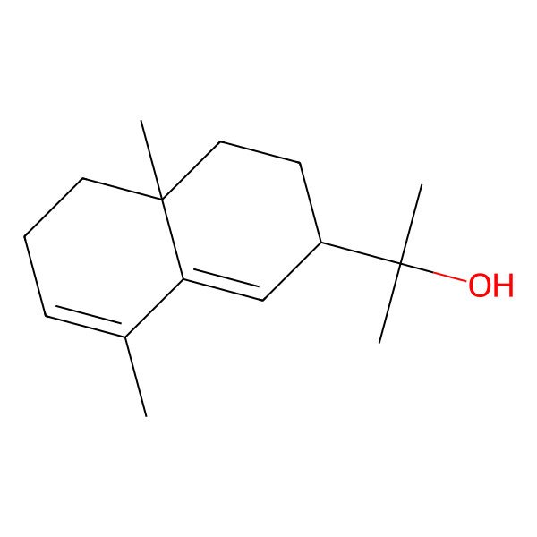2D Structure of 2-[(2R,4aR)-4a,8-dimethyl-3,4,5,6-tetrahydro-2H-naphthalen-2-yl]propan-2-ol