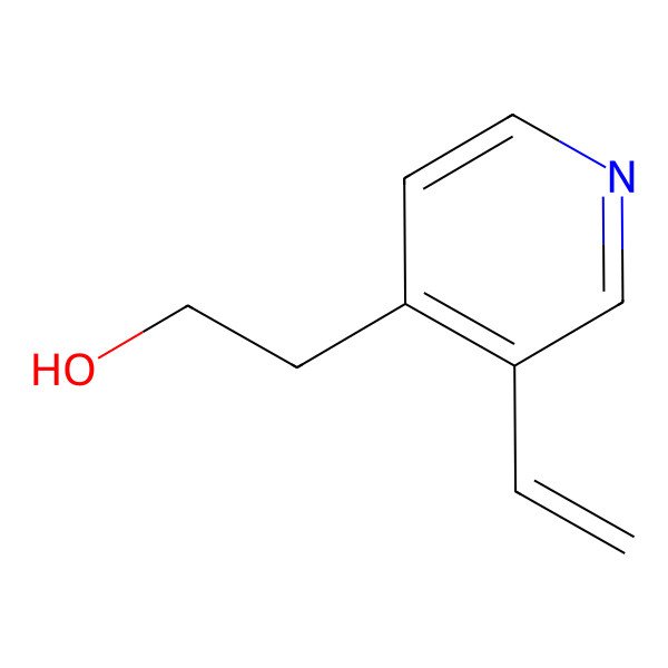 2D Structure of 2-(3-Ethenylpyridin-4-yl)ethanol